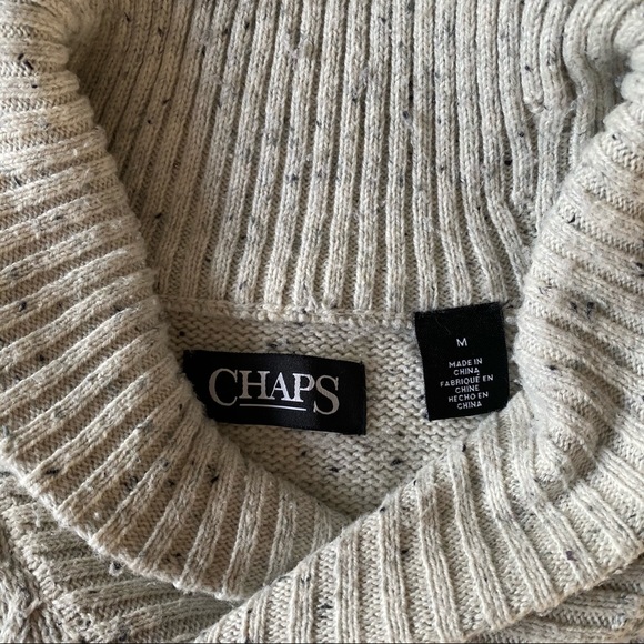 Chaps Medium Shawl Sweater - Picture 3 of 6